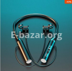G7 Sports Bluetooth Neckband With Magnetic Headsets- (1pc Pack)