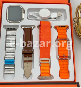 New Suit Y10 ULTRA Smart Watch With 4 Straps