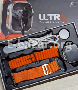 S9 Ultra Smartwatch With 3 Straps