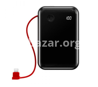 Baseus Mini S Digital Display 3A Power Bank 10000mAh With IP Cable (PPXF-B01)