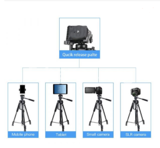 Zomei T120 Mobile & DSLR Tripod-Professional Series (Without Mobile Holder)