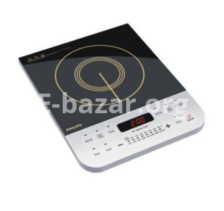 Original Philips HD4929 Induction Cooker With Push Button Controls (2100W, Black)
