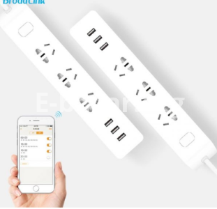 Broadlink MP2 WiFi Enabled Smart Power Strip With 3 USB Charging Port
