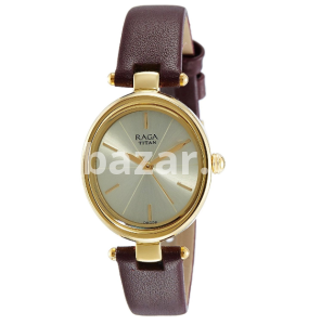 Titan Raga Viva Analog Champagne Dial Women's Watch-2579YL01