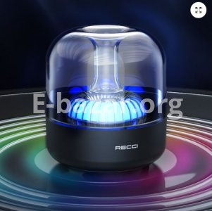 RECCI RSK-W31 LED Light Amber Wireless Speaker