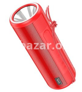Hoco HC11 Bluetooth Wireless Speaker with Flashlight – Red Color