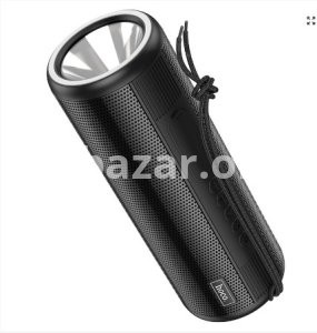 Hoco HC11 Bluetooth Wireless Speaker with Flashlight – Black Color