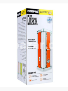 Geepas GE5595 Multifunctional Led Emergency Light – Orange Color