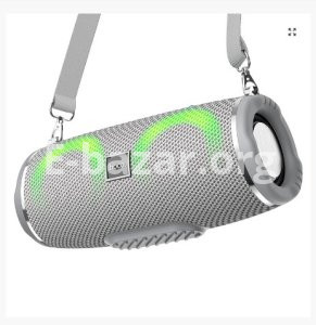Hoco HC12 RGB Wireless Bluetooth Speaker – Grey Color