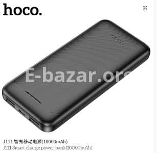 Hoco J111 Power Bank(10000mAh) – Black Color