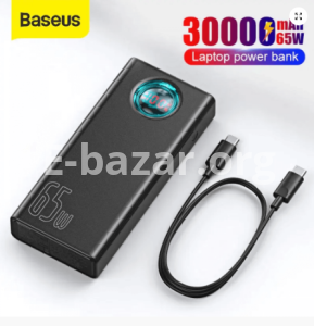 Baseus 65W 30000mAh Fast Charging Power Bank with Digital Display