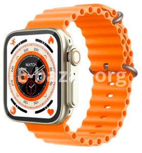KD99 Ultra Smart Watch With Bluetooth Calling- Orange Color