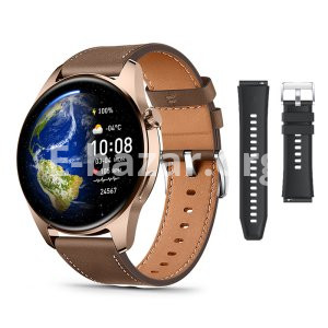 HK4Hero Amoled Smartwatch (ChatGPT Supported) – Golden Color