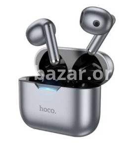 HOCO EW34 True Wireless Bluetooth Earbuds – Gray Color