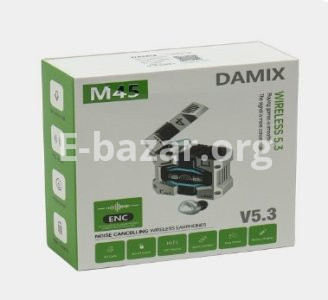 DAMIX M45 Wireless Earphone – Gray Color