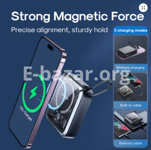 Joyroom JR-L007 IcySeries 22.5W, 10000mAh Magnetic Wireless Power Bank (Lightning Port)