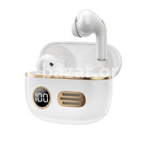 Remax TWS-39 Retro True Wireless Stereo Earphones – White Color