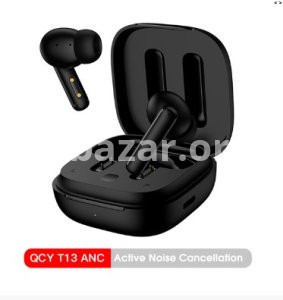 QCY T13 ANC TWS Earbuds- Black Color