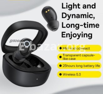 Baseus Bowei WM02 True Wireless Earphone – Black