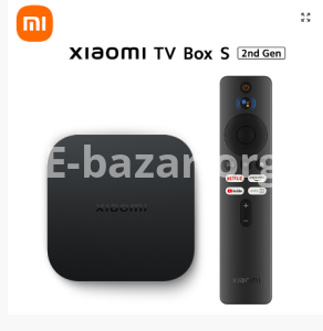 Xiaomi TV Box S (2nd Gen)- Google TV Box (4K Ultra HD, 2G, 8G )