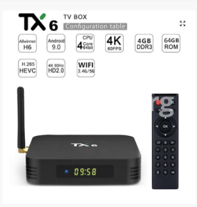 TX6 Smart Android TV Box 4GB/32GB