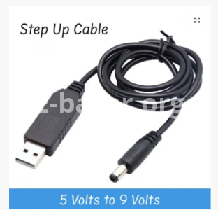 Step Up Cable 5v to 9v