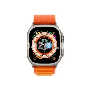 WiWU SW01 Ultra Max Wireless bluetooth Calling Smart Watch with Big Size screen + 2 Strap – Orange Color