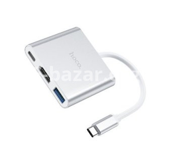 Hoco HB14 Easy use 3-in-1 USB Type-C Hub for USB3.0+HDMI+PD