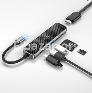 Hoco HB24 6-in-1 Multimedia USB Type-C Hub