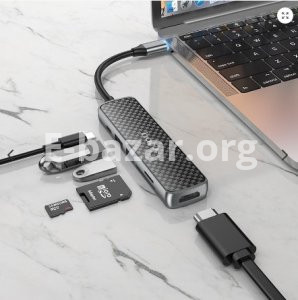 Hoco HB24 6-in-1 Multimedia USB Type-C Hub