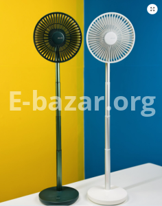 JISULIFE FA13P Rechargeable Desk Fan 8000mAh- Green Color