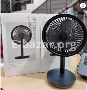 Xiaomi Solove F5 4000mAh Rechargeable Desk Fan – Black Color
