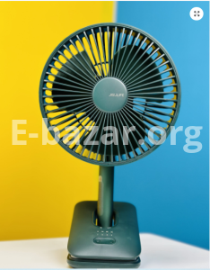 JISULIFE FA13R Rechargeable Clip Fan (8000mAh)- Green Color