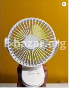 JISULIFE FA29A Mini Portable 3-In-1 Combo Clip-On Rechargeable Fan-White