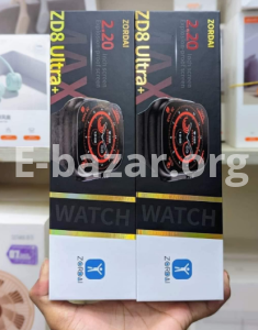 Zordai ZD8 Ultra Max+ Plus Smart Watch-Black