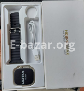 HK8 Pro Max Ultra AMOLED display Smart Watch – Black Color