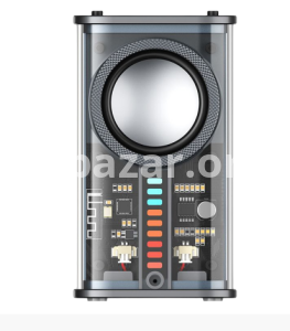 Mecha K07 Transparent Wireless Speaker- Black Color