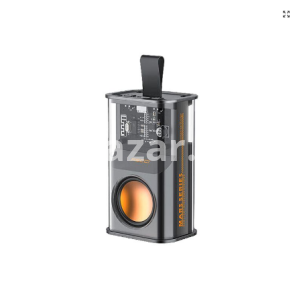 RECCI RSK-W30 Transparent Wireless Speaker with RGB Light- Black