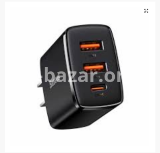Baseus 30W Compact Super Quick Triple Port Charger