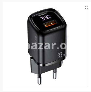 33W PD+QC Digital Display Fast Charger (USAMS US-CC152)