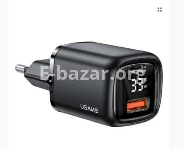 33W PD+QC Digital Display Fast Charger (USAMS US-CC152)