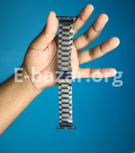 45mm Metal Strap For Smartwatch – Silver Color