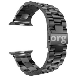 45mm Metal Strap For Smartwatch – Black Color