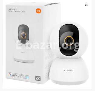 Xiaomi C300 360 Degree 2K Night Vision IP Camera- White Color