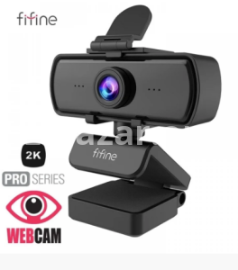 Fifine K420 Webcam 1440P, 2K Web Camera With Privacy Cover & Tripod