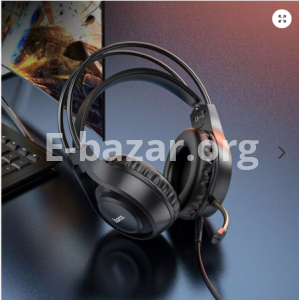 Hoco W106 Gaming Headphone – Black Color