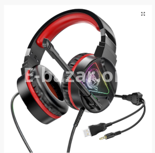 Hoco W104 Gaming Headphone – Red Color