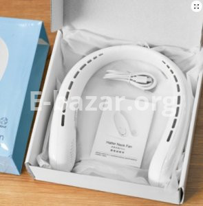 WiWU FS02 Rechargeable Neck Fan 4000mAh-White