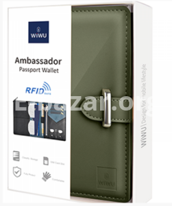 WIWU Ambassador Passport Wallet – Green Color