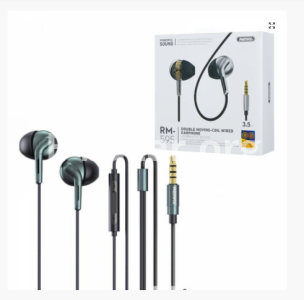 REMAX RM-595 Double moving-coil wired earphone
